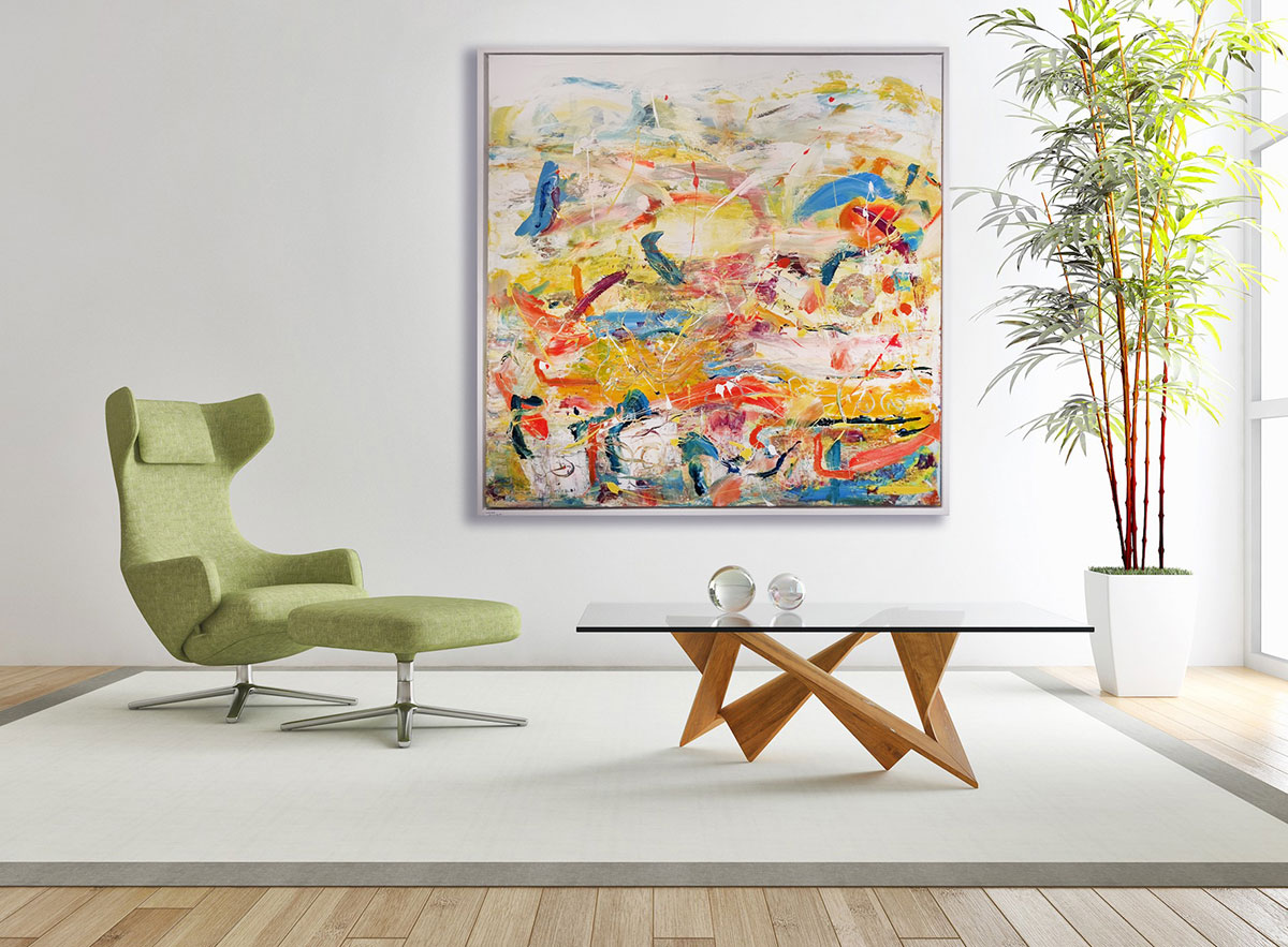 Large Painting by Martin Bush