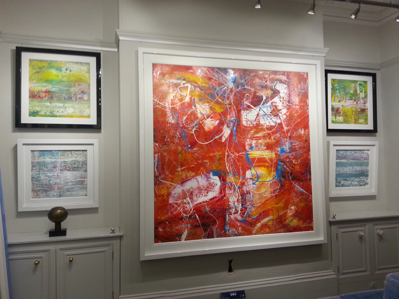 Painting Richter Scale by Martin Bush