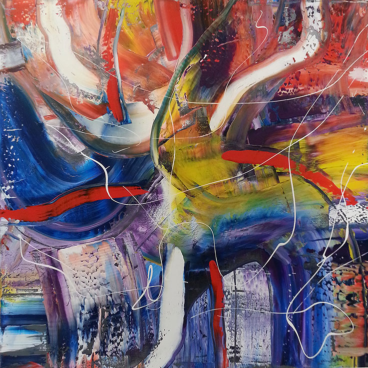 Cycle Ride Dartmoor Painting